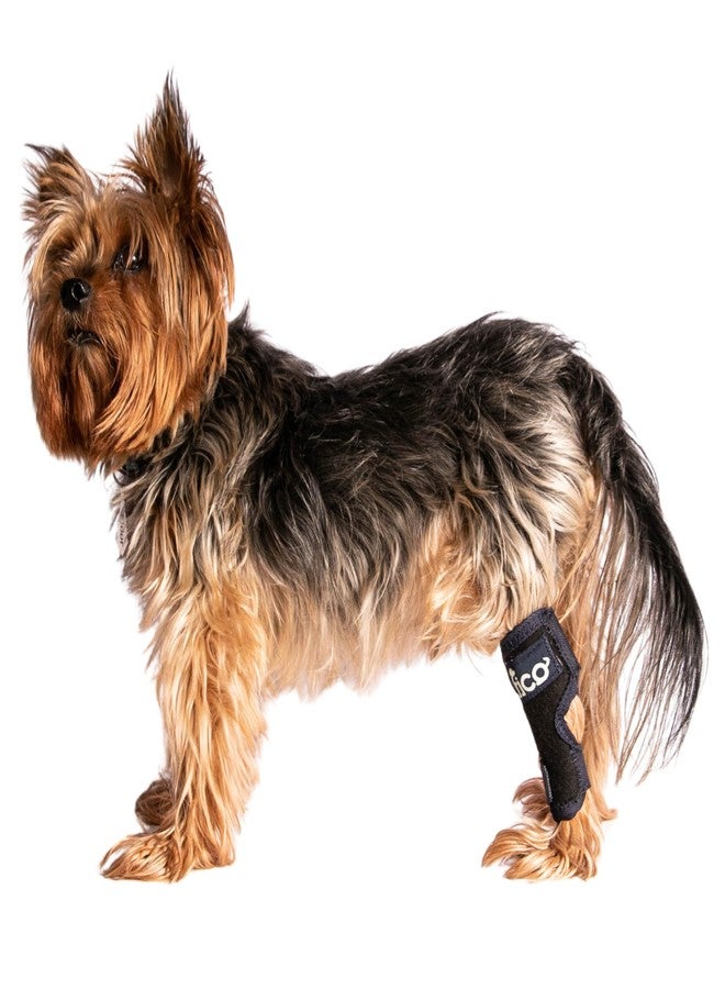 Fico Dog Hock Brace for Ankle Support & Arthritis, Vet Approved Dog Back Leg Brace, Adjustable with Removable Splints, Orthopedic Support for Injuries, Sprains & Post-Surgery Recovery (X Small) - Image 1